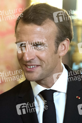 Empfang von König Felipe und Präsident Macron in Madrid