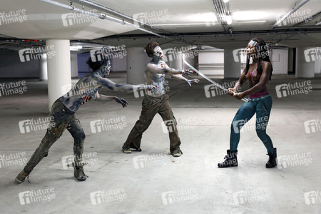 GEEK ART: Zombie-Apokalypse / Zombie Apocalypse Bodypainting