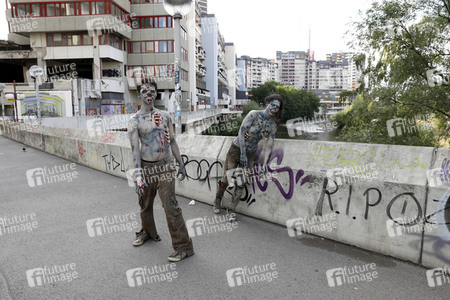 GEEK ART: Zombie-Apokalypse / Zombie Apocalypse Bodypainting