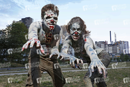 GEEK ART: Zombie-Apokalypse / Zombie Apocalypse Bodypainting