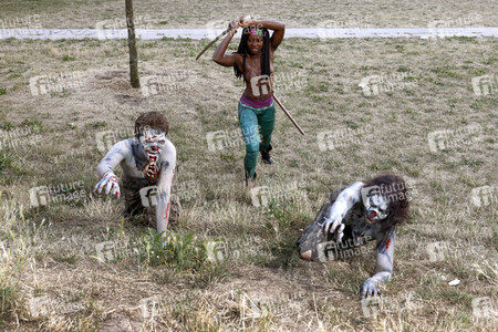 GEEK ART: Zombie-Apokalypse / Zombie Apocalypse Bodypainting