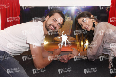Präsentation der Hologramme von Renata Lusin und Jimi Blue Ochsenknecht in Berlin