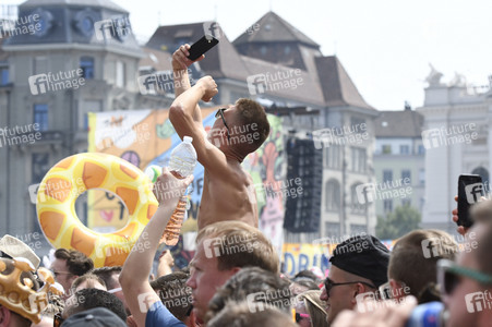 Street Parade 2018 in Zürich