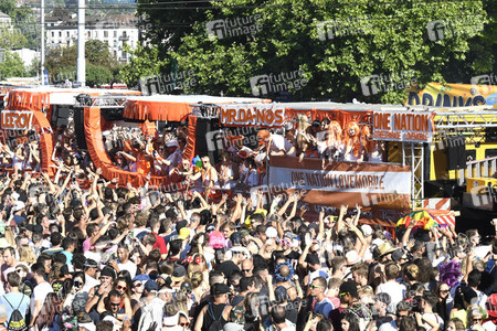 Street Parade 2018 in Zürich