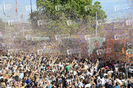 Street Parade 2018 in Zürich