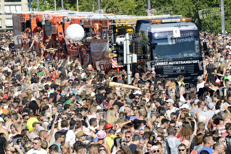 Street Parade 2018 in Zürich