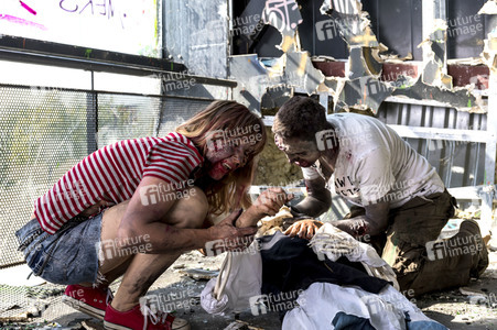 Cosplay-Photoshooting 'The Walking Dead' in Hannover