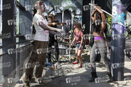 Cosplay-Photoshooting 'The Walking Dead' in Hannover