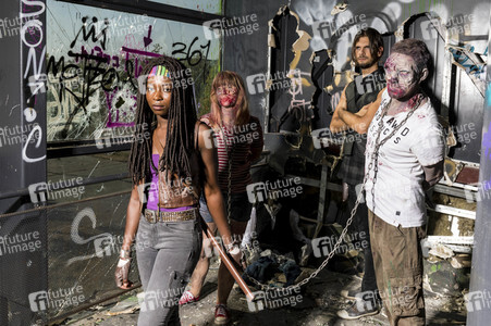 Cosplay-Photoshooting 'The Walking Dead' in Hannover