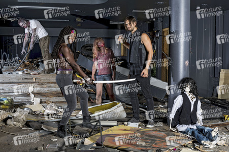 Cosplay-Photoshooting 'The Walking Dead' in Hannover