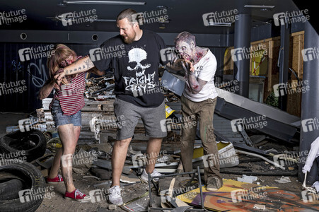 Cosplay-Photoshooting 'The Walking Dead' in Hannover