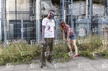 Cosplay-Photoshooting 'The Walking Dead' in Hannover