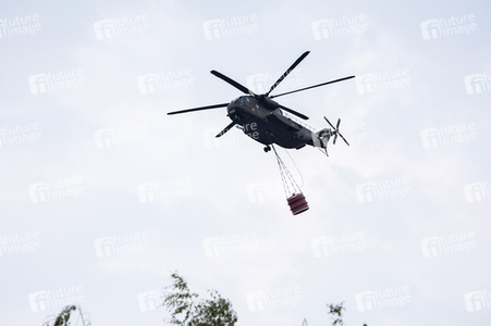 Waldbrandbekämpfung bei Treuenbrietzen