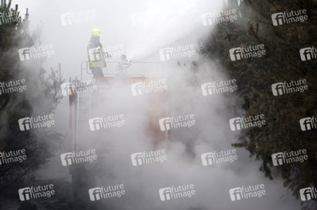Waldbrandbekämpfung bei Treuenbrietzen