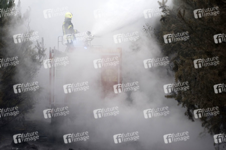 Waldbrandbekämpfung bei Treuenbrietzen