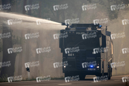 Waldbrandbekämpfung bei Treuenbrietzen