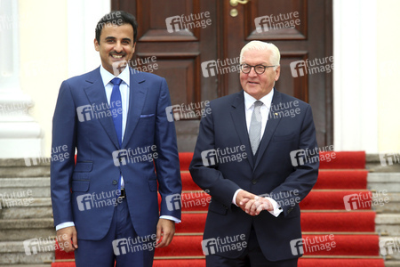 Empfang von Tamim bin Hamad Al Thani in Berlin