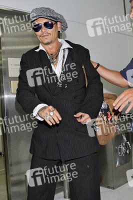 Ankunft von Johnny Depp in Narita