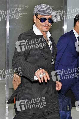 Ankunft von Johnny Depp in Narita