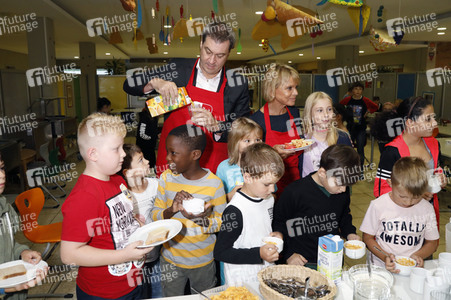 Schulfrühstück der Organisation brotZeit e.V. in München