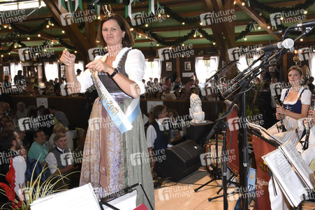 Im Volkssängerzelt bei der Eröffnung vom Oktoberfest 2018 in München