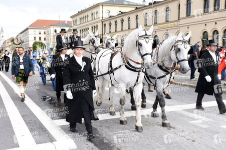 Oktoberfest Trachten- und Schützenzug 2018 in München