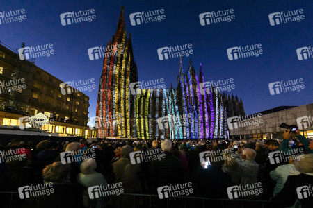 Lichtspektakel 'Dona Nobis Pacem' in Köln