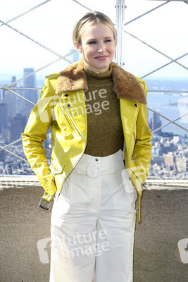 Empire State Building Lighting Ceremony mit Kristen Bell in New York