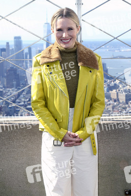 Empire State Building Lighting Ceremony mit Kristen Bell in New York