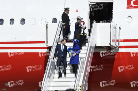 Ankunft von Präsident Erdogan am Flughafen Köln Bonn