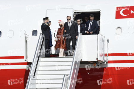 Ankunft von Präsident Erdogan am Flughafen Köln Bonn
