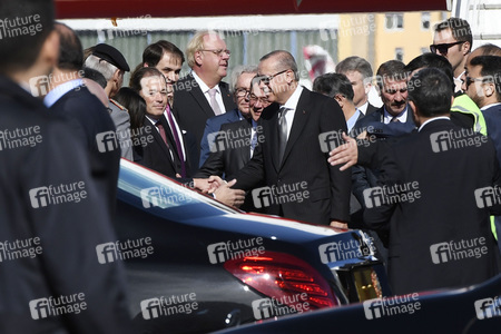 Ankunft von Präsident Erdogan am Flughafen Köln Bonn