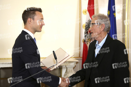 Verleihung vom Großen Österreichischen Staatspreis an Florjan Lipus in Wien