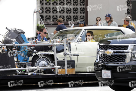 Dreharbeiten zu 'Once Upon a Time in Hollywood' in Burbank