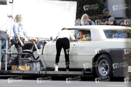 Dreharbeiten zu 'Once Upon a Time in Hollywood' in Burbank