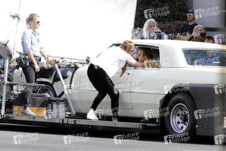 Dreharbeiten zu 'Once Upon a Time in Hollywood' in Burbank