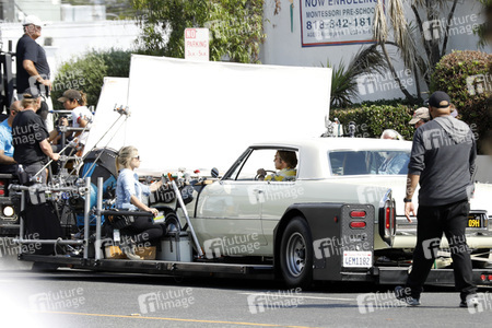 Dreharbeiten zu 'Once Upon a Time in Hollywood' in Burbank