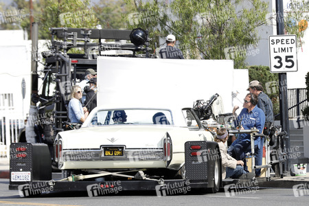 Dreharbeiten zu 'Once Upon a Time in Hollywood' in Burbank