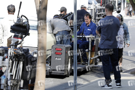 Dreharbeiten zu 'Once Upon a Time in Hollywood' in Burbank