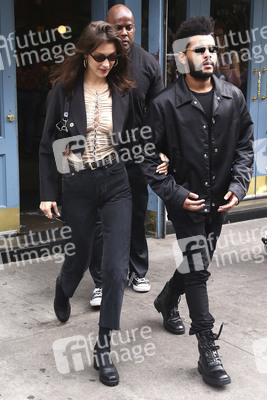 Bella Hadid und The Weeknd in New York