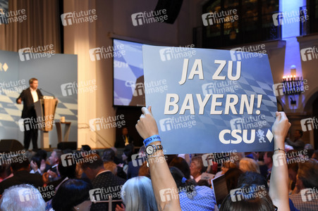 Schlusskundgebung der CSU zur Landtagswahl in München
