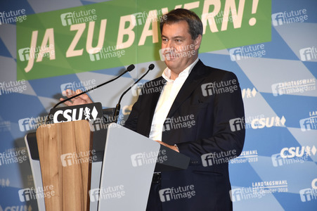 Schlusskundgebung der CSU zur Landtagswahl in München