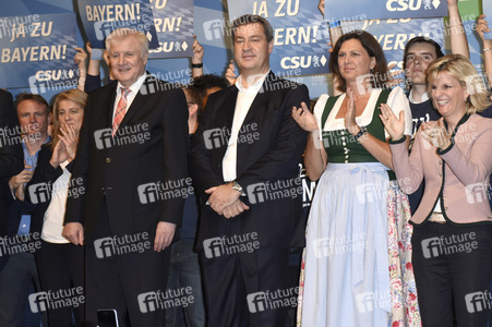 Schlusskundgebung der CSU zur Landtagswahl in München