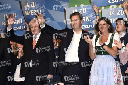 Schlusskundgebung der CSU zur Landtagswahl in München