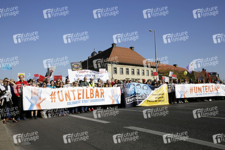 Demonstration 'Unteilbar' in Berlin