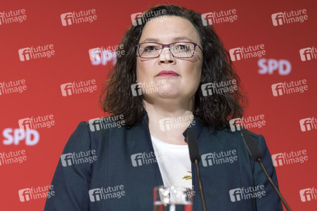 Pressetermin der SPD in Berlin