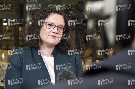 Pressetermin der SPD in Berlin