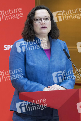 Pressekonferenz der SPD in Berlin