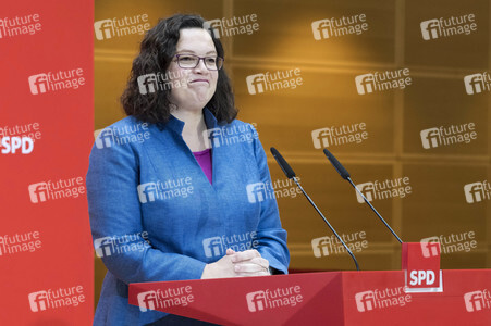 Pressekonferenz der SPD in Berlin