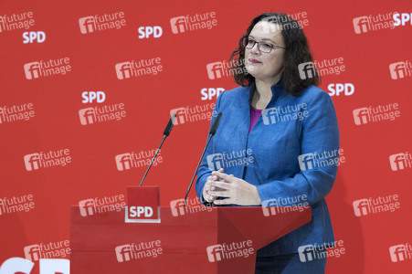 Pressekonferenz der SPD in Berlin
